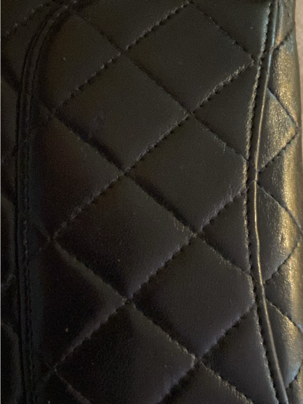 CHANEL Black Quilted Leather Wallet on Chain with Silver Hardware - Picture 11 of 11